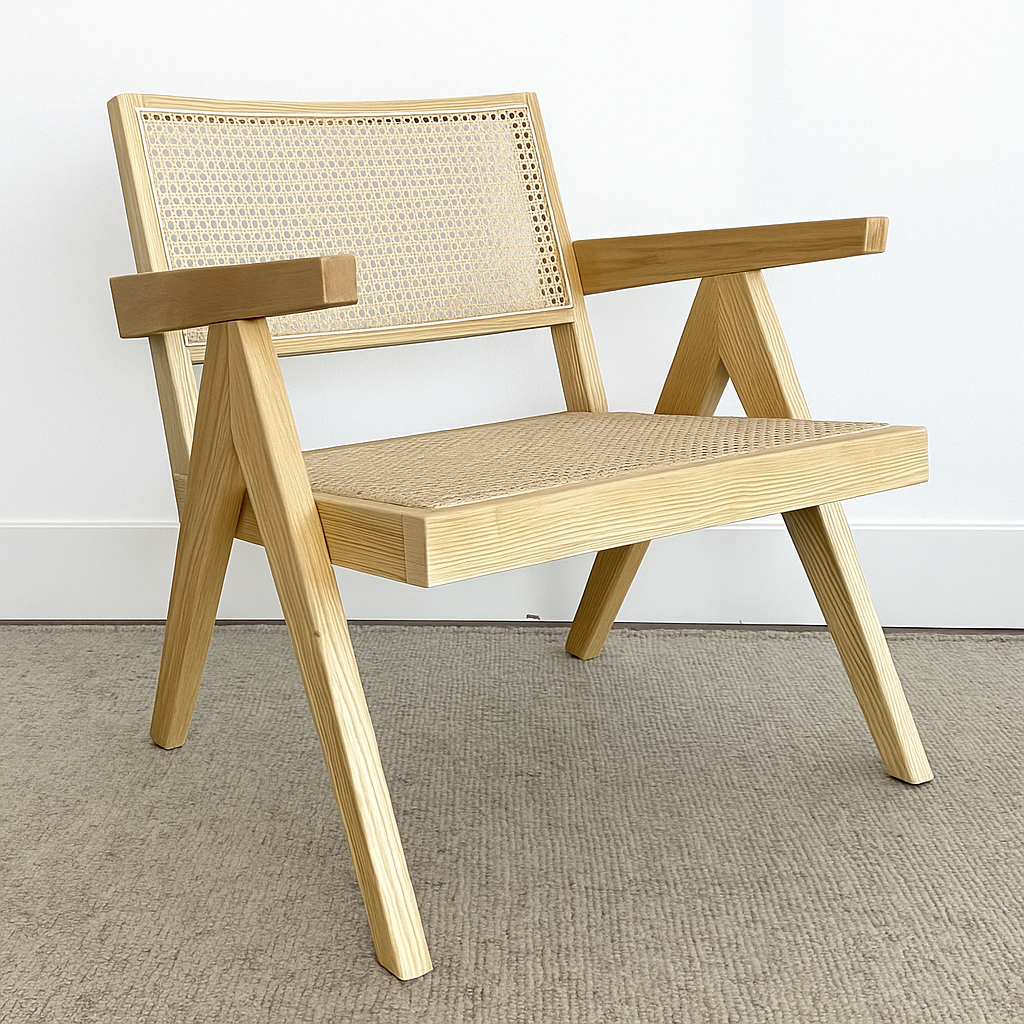 Portland Lounge Chair – Natural Finish