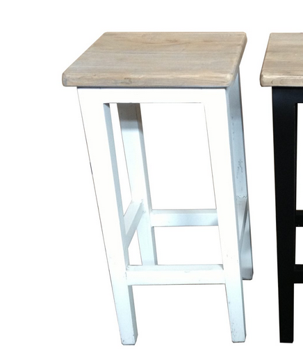 Hampton Stool Low 45cm Heavy Duty - White