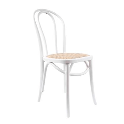 Vicky Rattan Chair - White