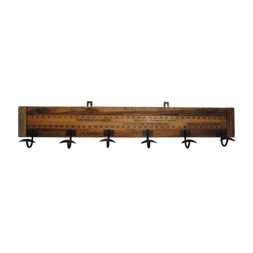 York 6 Hook Coat Rack