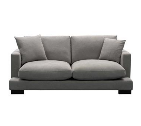 CLEARANCE - FLOOR STOCK : Zarah 2 Seater Lounge - Grey