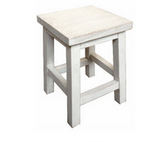 Florence 45cm Stool Heavy Duty - White