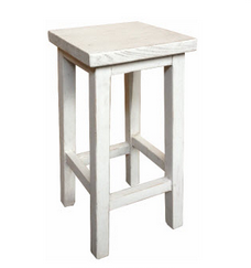 Florence 65cm Bar Stool Heavy Duty - White