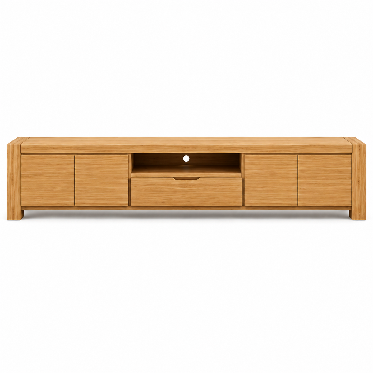 Silver Wattle 220cm TV Unit – Natural