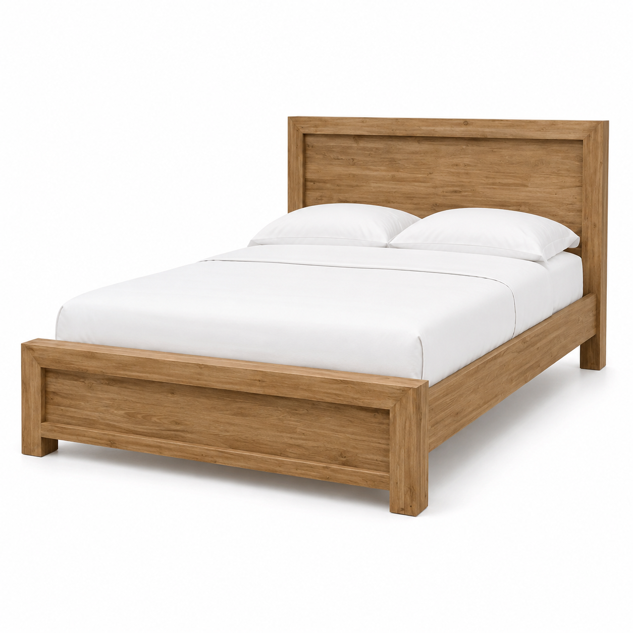 Silver Wattle Hardwood Bed – Natural