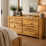 Silver Wattle Hardwood Dresser - Natural