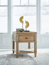 Sharlance Side Table - Light Brown