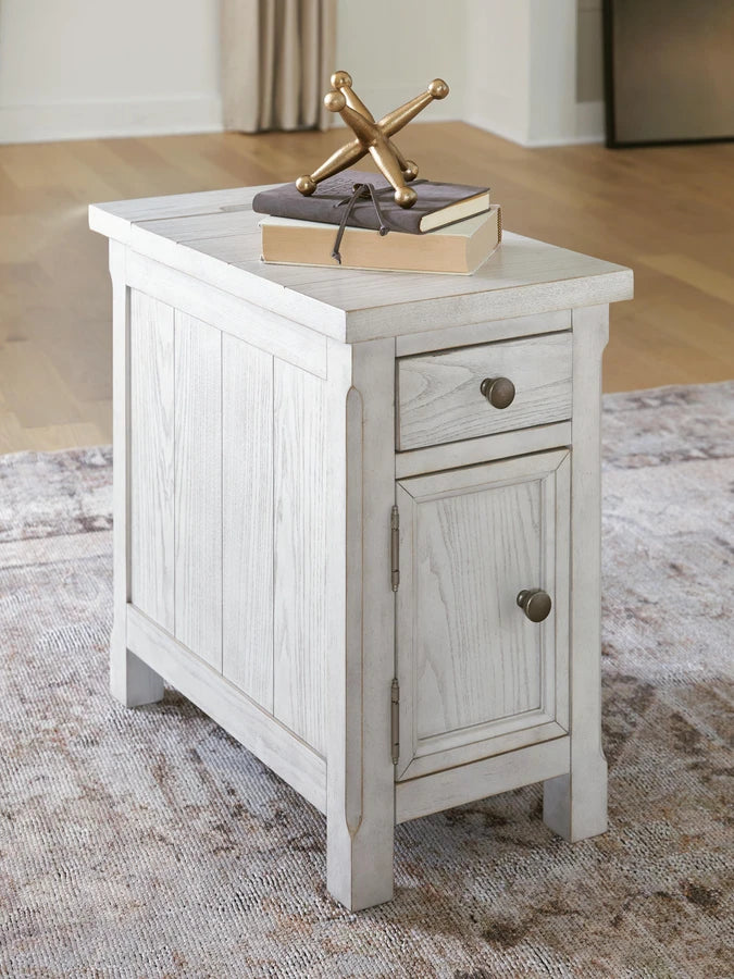 Robbinsdale Tall Side Table – Antique White