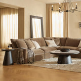 Bracken Round Coffee Table - French Black