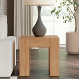Bracken Square Side Table - French Oak