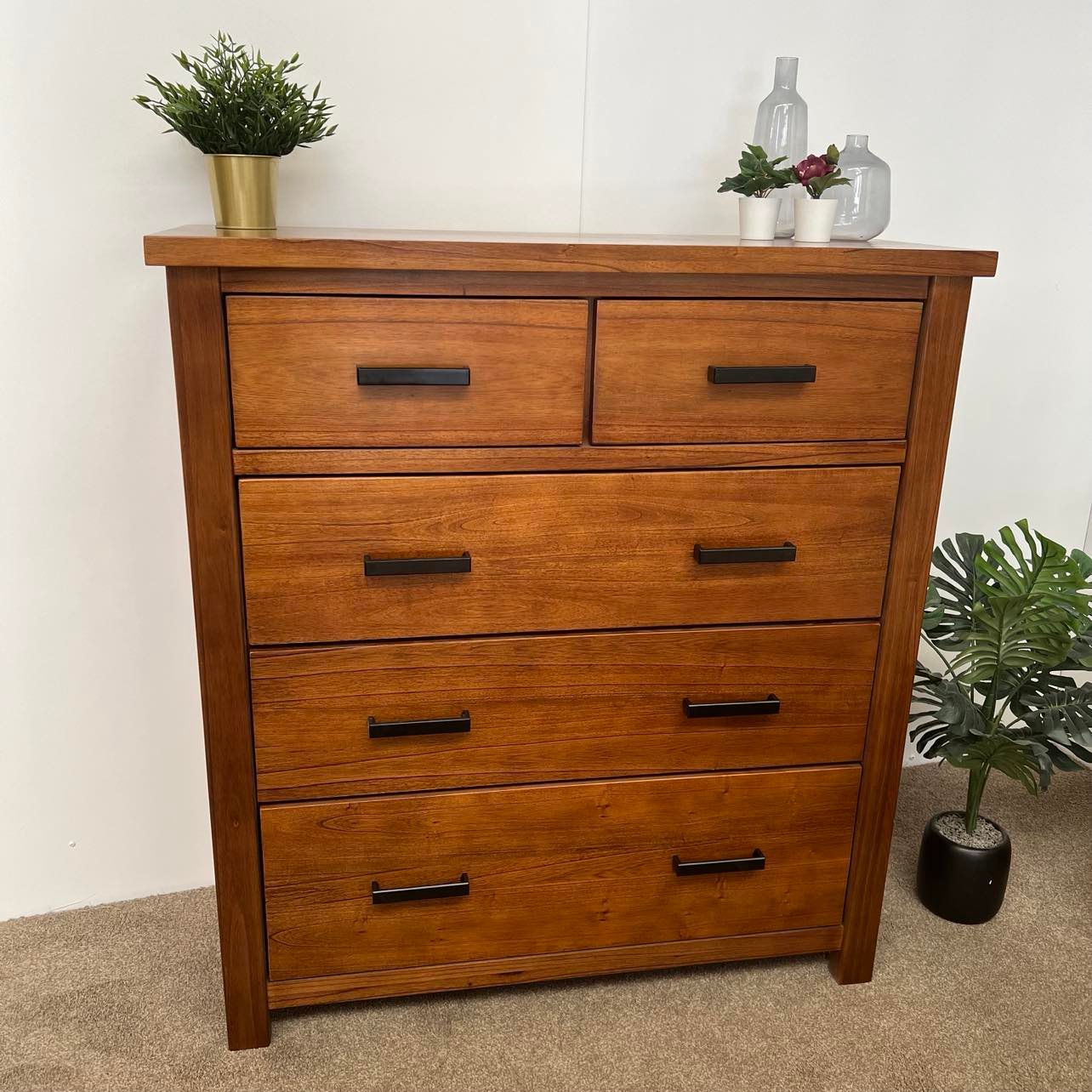 New Age Tallboy - Dark Oak
