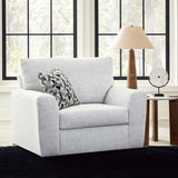 Tasselton Chair And A Half Snow Fabric