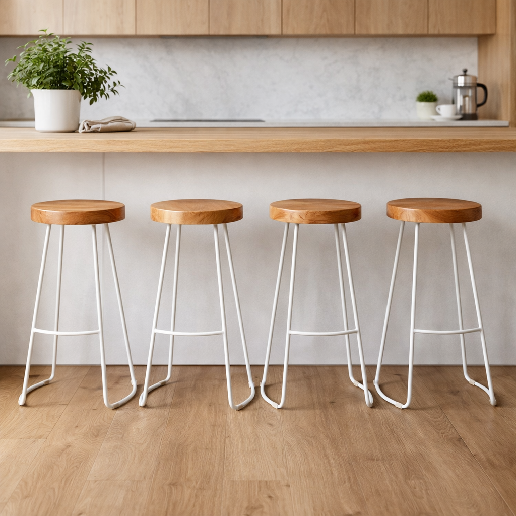 Terrigal Stool - White base