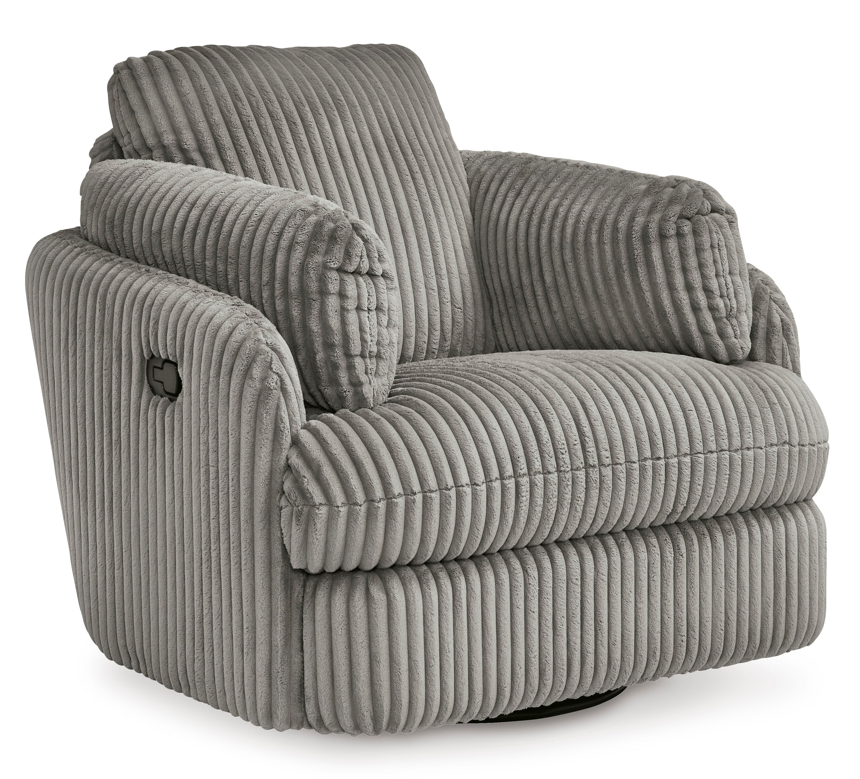Tie-Breaker Swivel Glider Recliner - Fog
