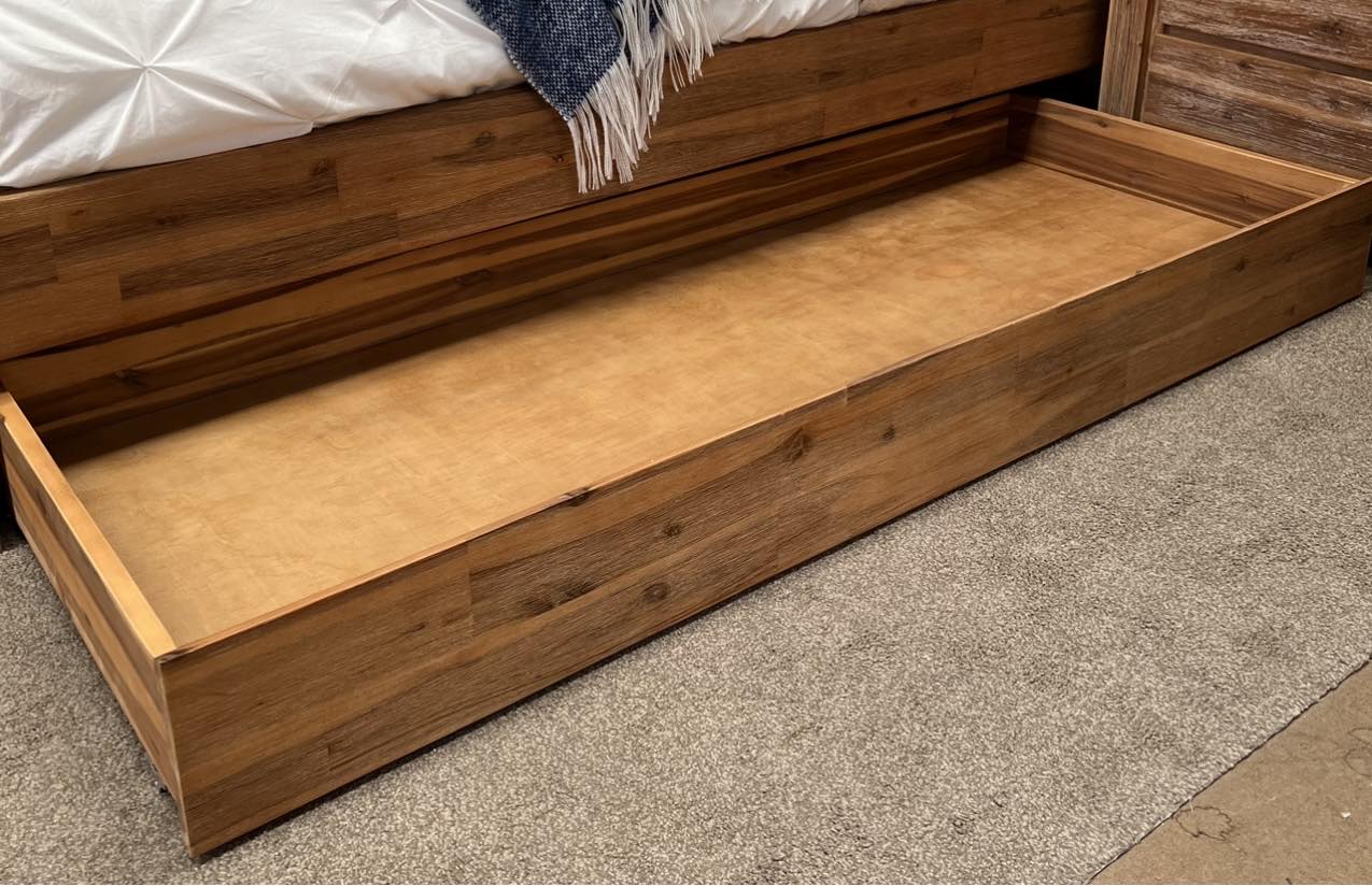 Jumbo Under Bed Storage Side Drawer - Matrix - Natural
