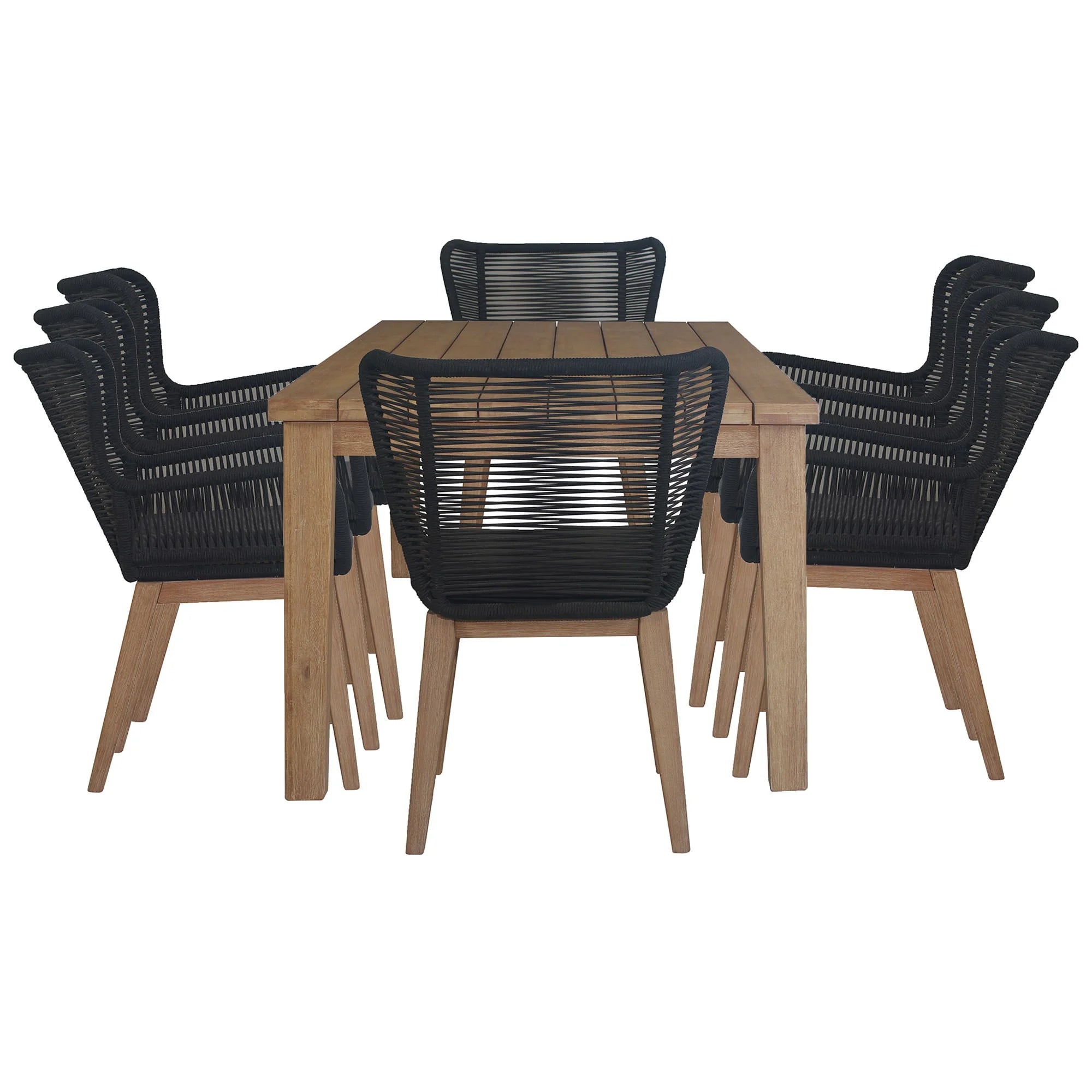 Willow Park 9 Piece Outdoor Dining Table Set