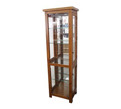 Victoria Half Display Cabinet - Ironbark