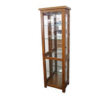 New Age Victoria Half Display Cabinet - Natural